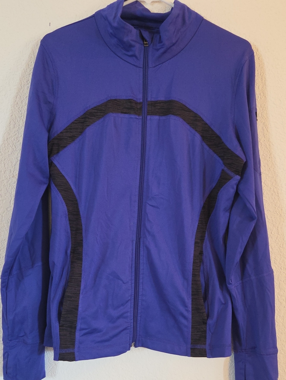 tek gear Blue  Full-Zip Jacket with Black Accents